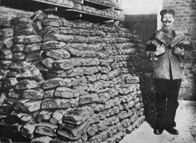 Un stock de pain de guerre pour les troupes allemandes, 1915 - Unbekannt