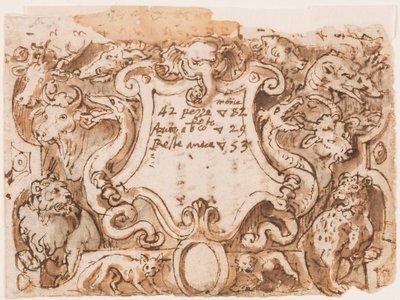 Page de titre pour la série Venationes Ferarum Arium Piscium - Unbekannt