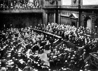Une séance typique du Reichstag, Parlement de la République allemande, 1926 - Unbekannt