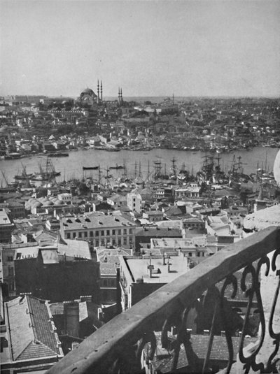 Vue sur Constantinople montrant la mosquée Sainte-Sophie, 1913 - Unbekannt