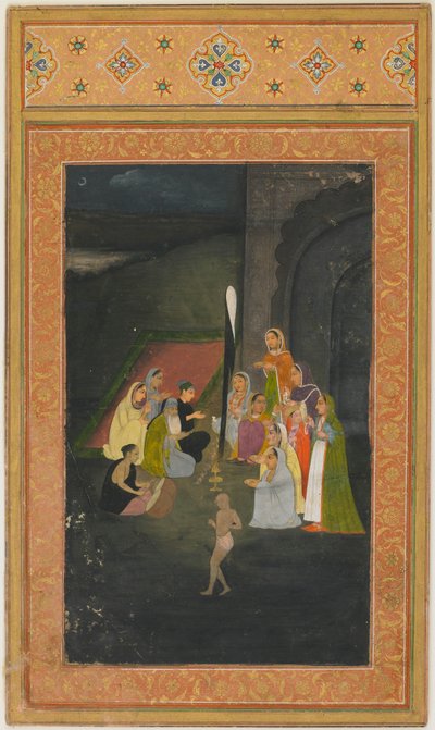 Visite nocturne à un mollah, 18ème siècle - Unbekannt