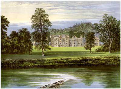 Abbotsford, Roxburghshire, Écosse, maison de la famille Scott, vers 1880 - Unbekannt