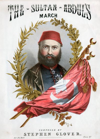 Abd-ul-Aziz 1830-1876, sultan de Turquie à partir de 1861, vers 1871 - Unbekannt