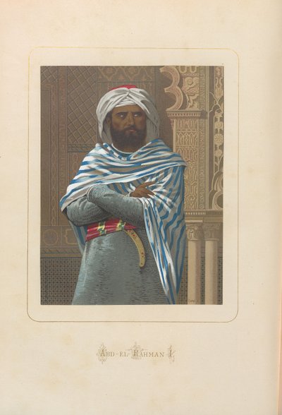 Abd al-Rahman I. De: Hombres y mujeres celebres de todos los tiempos par Juan Landa, 1875-1877 - Unbekannt