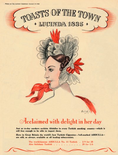Acclamée avec délice en son temps, Toasts de la Ville - Lucinda 1835, 1940 - Unbekannt