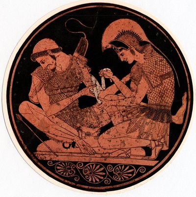 Achille bandant la blessure de Patrocle, vers 1900 - Unbekannt
