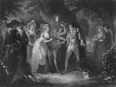Acte V Scène iv de Comme il vous plaira, XIXe siècle - Unbekannt