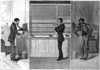 Système téléphonique Ader, 1881 - Unbekannt