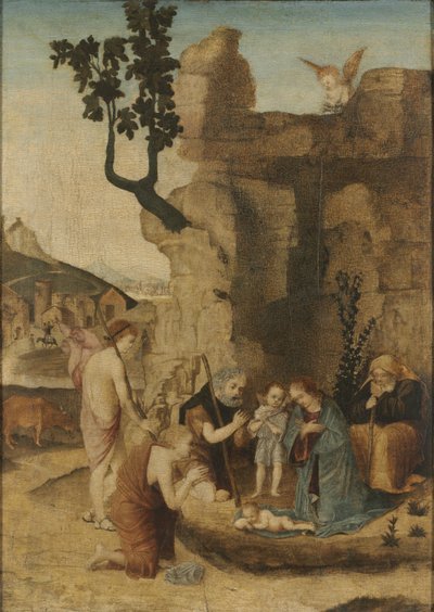 Adoration des bergers, vers 1500 - Unbekannt