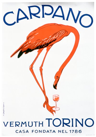 Publicité pour le vermouth Carpano - Unbekannt