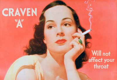 Publicité pour les cigarettes Craven A, 1939 - Unbekannt