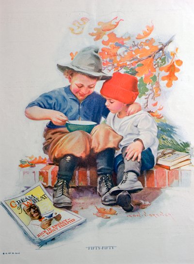 Publicité pour Cream of Wheat, céréale chaude américaine, 1923 - Unbekannt