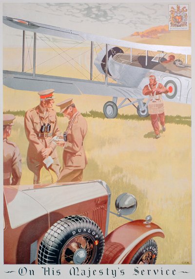 Publicité pour les pneus Dunlop, 1934 - Unbekannt