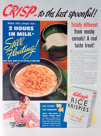 Publicité pour Kellogg