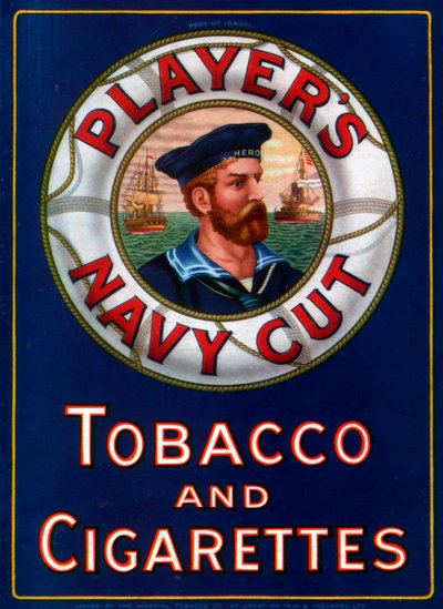 Publicité pour le tabac et les cigarettes Players Navy Cut, 1923 - Unbekannt