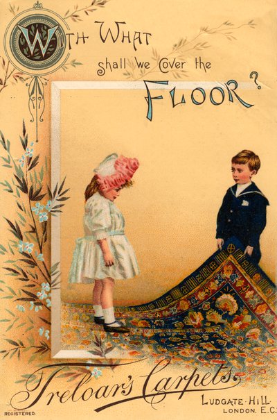 Publicité pour les tapis Treloars, Ludgate Hill, Londres - Unbekannt