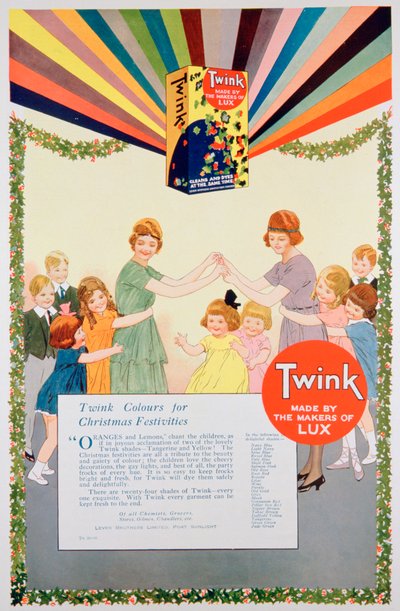 Publicité pour la teinture Twink, 1922 - Unbekannt
