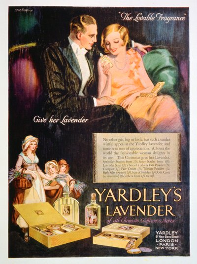 Publicité pour le parfum Yardley