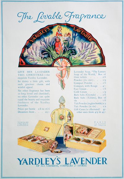 Publicité pour le parfum et les cosmétiques Yardleys Lavender - Unbekannt