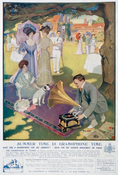Publicité pour la Gramophone and Typewriter Co - Unbekannt
