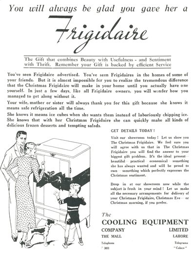 Publicité pour les réfrigérateurs Frigidaire, 1936 - Unbekannt