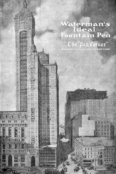 Publicité pour le stylo Waterman