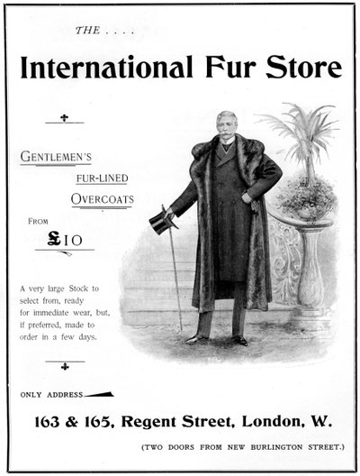 Publicité pour le International Fur Store, 1901 - Unbekannt