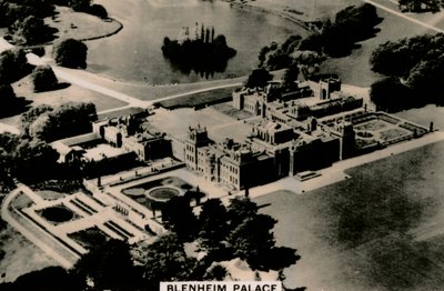 Vue aérienne du palais de Blenheim, 1939 - Unbekannt