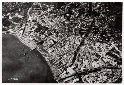 Vue aérienne de Funchal, Madère, depuis un Zeppelin, 1928-1933 - Unbekannt
