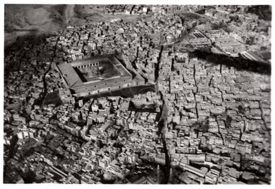 Vue aérienne du vieux Caire, Égypte, depuis un Zeppelin, 1931-1933 - Unbekannt