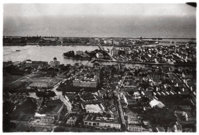 Vue aérienne de Recife, Brésil, depuis un Zeppelin, 1930-1933 - Unbekannt