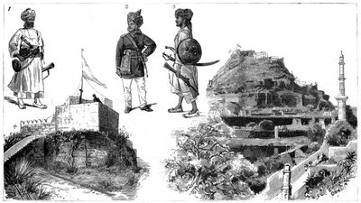 Afghans et images de Hyderabad, Inde centrale, 1888 - Unbekannt