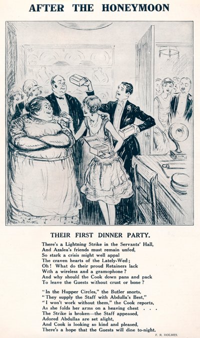 Après la lune de miel - Leur premier dîner, 1927 - Unbekannt