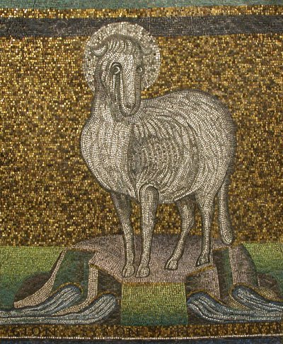 Agnus Dei, byzantin, original du début du 20e siècle daté du 6e siècle - Unbekannt