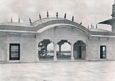 Agra. Le Khas Mahal montrant le Taj, vers 1910 - Unbekannt