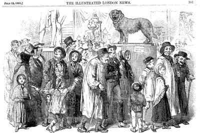 Travailleurs agricoles et leurs familles à la Grande Exposition de 1851 - Unbekannt