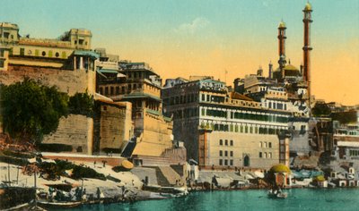 Mosquée Alamgir et Ghat, Bénarès, vers 1910 - Unbekannt