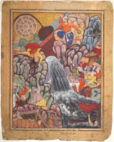 Alamshah brisant la chaîne de la roue, du volume 11 d