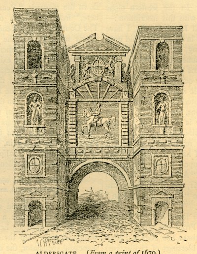 Aldersgate, 1670, vers 1872 - Unbekannt