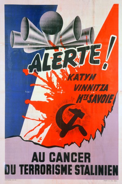 Alerte!, pour le cancer du terrorisme stalinien, vers 1940-1953 - Unbekannt