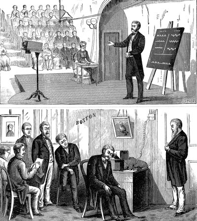 Alexander Graham Bell 1847-1922, inventeur américain d