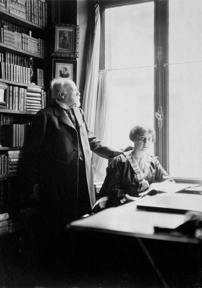Alexandre Onegin, auteur et historien russe, et la ballerine Tamara Karsavina - Unbekannt