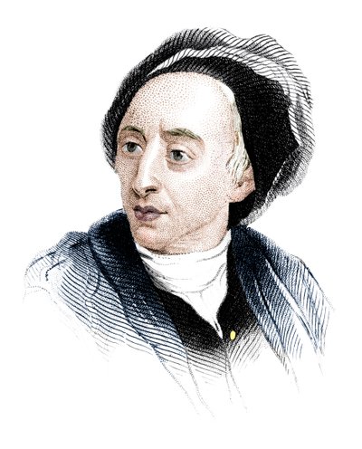 Alexander Pope, poète anglais du début du XVIIIe siècle, vers 1850 - Unbekannt