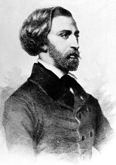 Alfred de Musset (1810-1857) poète et écrivain français, c. 1854 - Unbekannt