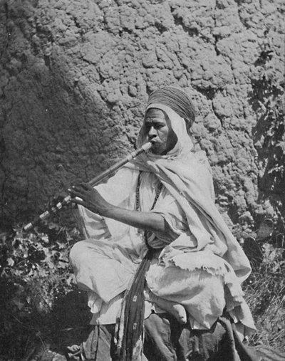 Joueur de flûte natif algérien, 1912 - Unbekannt