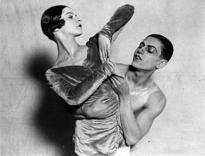 Alice Nikitina et Serge Lifar, danseurs de ballet russes, 1924 - Unbekannt