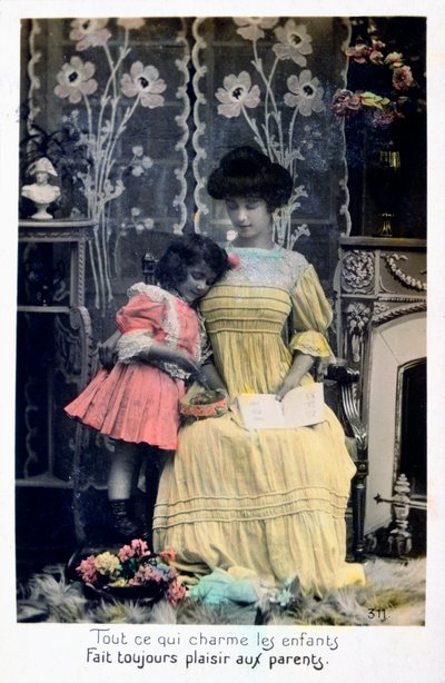 Tout ce qui charme les enfants..., Carte postale française, vers 1900 - Unbekannt