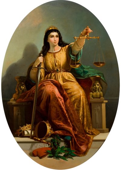 Allégorie de la Justice, vers 1870 - Unbekannt
