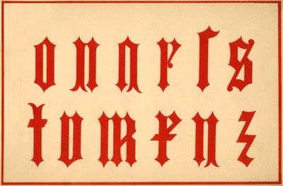 Alphabet, lettres archaïques, minuscules - Unbekannt