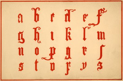 Alphabet, lettres a-z, minuscules - Unbekannt